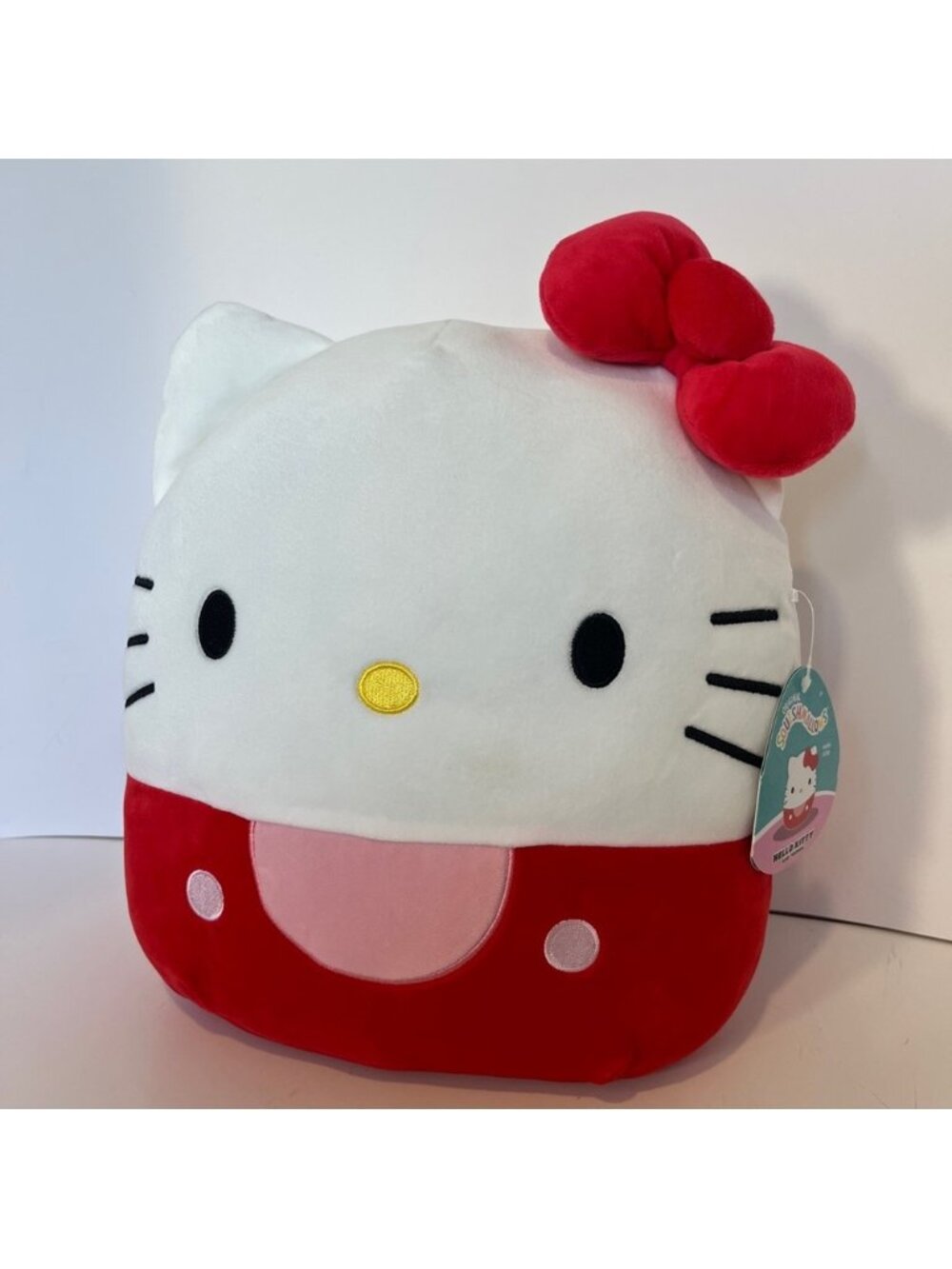2023 Squishmallow Hello Kitty Sanrio Red Bow 12" - 13" Large Plush Stuffed Toy